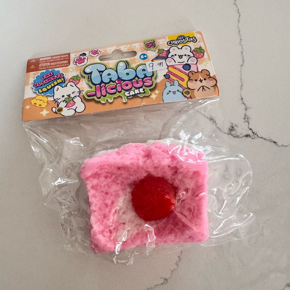 Taba-licious Cake Squishy Toy - Pink